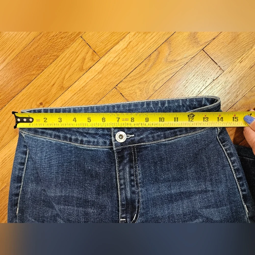 Dark Wash Flare Jeans Size M Stretch Fit